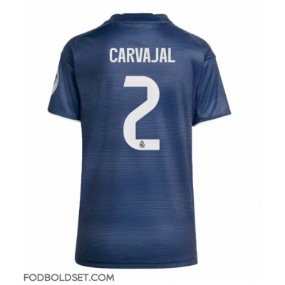 Real Madrid Daniel Carvajal #2 Udebanetrøje Dame 2025-26 Kortærmet Real Madrid Daniel Carvajal #2 Udebanetrøje Dame 2025-26 Kortærmet